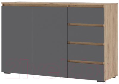 Комод Стендмебель Хелен КМ 06 4 ящика - фото