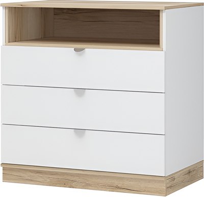 Комод Стендмебель Юкки КМ 3Я 900 3 ящика - фото