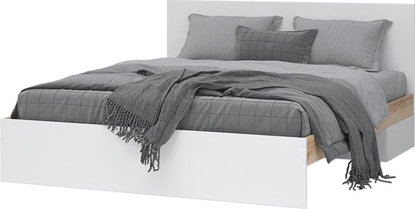 Двуспальная кровать Стендмебель Юкки КР 1600 160x200 - фото