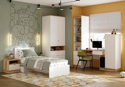 Полуторная кровать Стендмебель Юкки КР 900 90x200