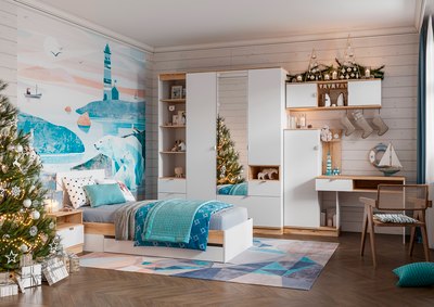 Стеллаж Стендмебель Юкки ПО 3Я 450 Открытый