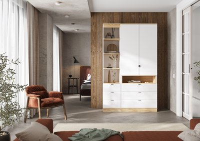 Стеллаж Стендмебель Юкки ПО 3Я 450 Открытый