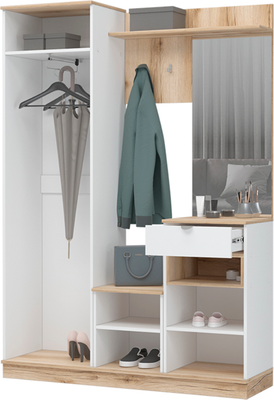 Секция в прихожую Стендмебель Юкки ПР 1400