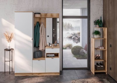 Секция в прихожую Стендмебель Юкки ПР 1400