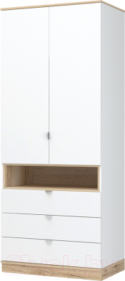 Шкаф Стендмебель Юкки ШК 3Я 900 2х створчатый - фото