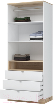 Шкаф Стендмебель Юкки ШК 3Я 900 2х створчатый