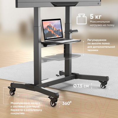 Стойка для ТВ/аппаратуры Onkron ELift TS1991