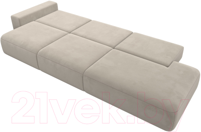Диван Лига Диванов Лига-036 Модерн Лонг подлокотник слева / 121347L