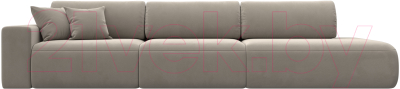 Диван Лига Диванов Лига-036 Модерн Лонг подлокотник слева / 121347L