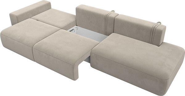 Диван Лига Диванов Лига-036 Модерн Лонг подлокотник слева / 121347L