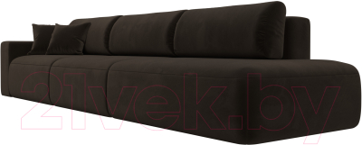Диван Лига Диванов Лига-036 Модерн Лонг подлокотник слева / 121349L