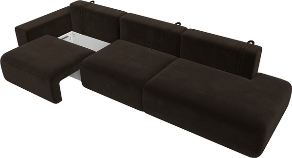 Диван Лига Диванов Лига-036 Модерн Лонг подлокотник слева / 121349L