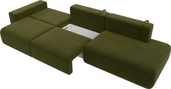 Диван Лига Диванов Лига-036 Модерн Лонг подлокотник слева / 121351L