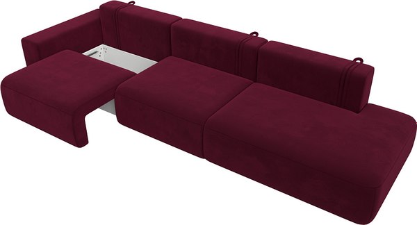 Диван Лига Диванов Лига-036 Модерн Лонг подлокотник слева / 121352L