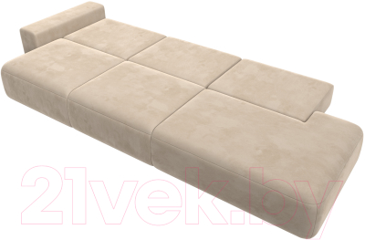 Диван Лига Диванов Лига-036 Модерн Лонг подлокотник слева / 121356L
