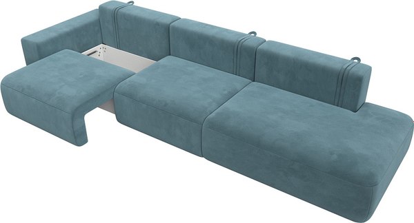 Диван Лига Диванов Лига-036 Модерн Лонг подлокотник слева / 121357L