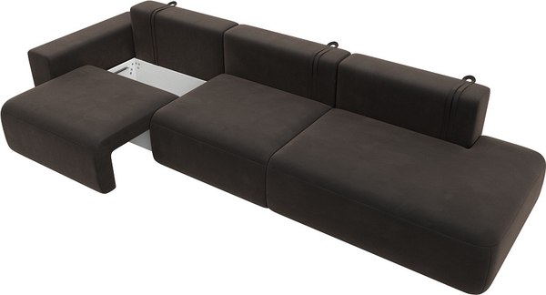 Диван Лига Диванов Лига-036 Модерн Лонг подлокотник слева / 121360L