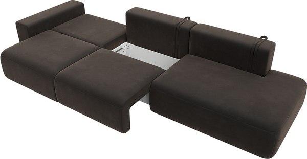 Диван Лига Диванов Лига-036 Модерн Лонг подлокотник слева / 121360L