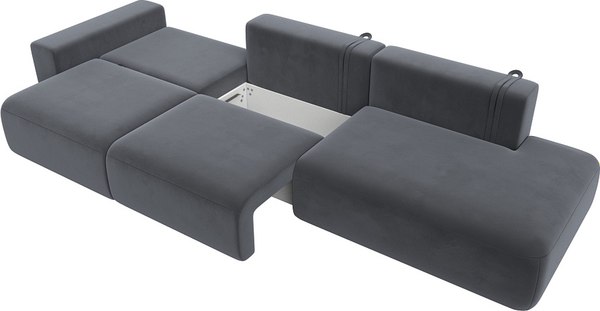 Диван Лига Диванов Лига-036 Модерн Лонг подлокотник слева / 121361L