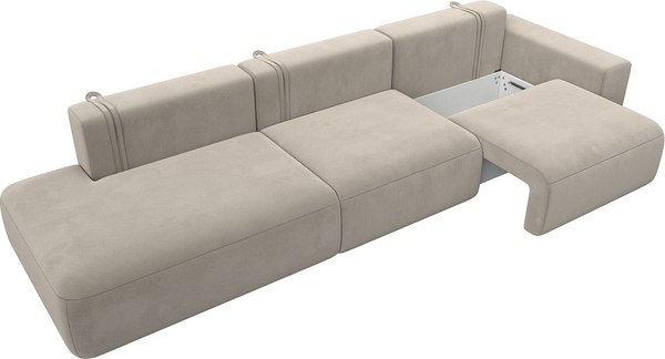 Диван Лига Диванов Лига-036 Модерн Лонг подлокотник справа / 121347