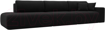 Диван Лига Диванов Лига-036 Модерн Лонг подлокотник справа / 121348 - фото