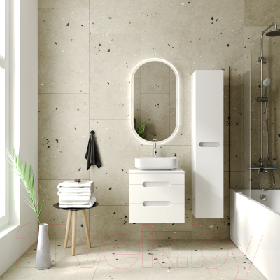 Зеркало Viant Марсель 65x100 / VMAR65100-ZLED