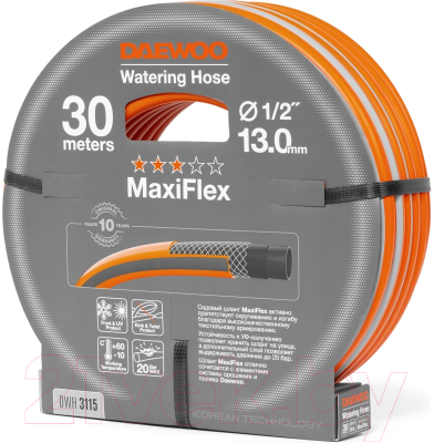 Шланг поливочный Daewoo Power MaxiFlex 1/2 