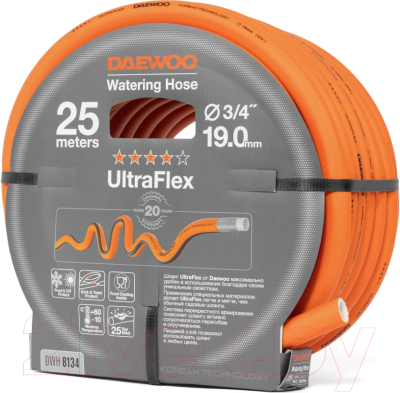 Шланг поливочный Daewoo Power UltraFlex 3/4 