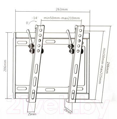 Кронштейн для телевизора Ultramounts UM831TW