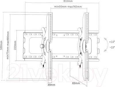 Кронштейн для телевизора Ultramounts UM843T