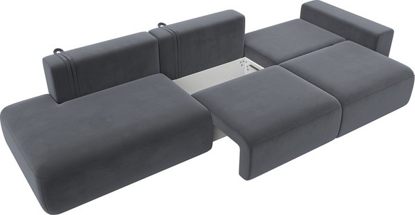 Диван Лига Диванов Лига-036 Модерн Лонг подлокотник справа / 121361