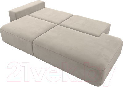 Диван Лига Диванов Лига-036 Модерн подлокотник слева / 121330L