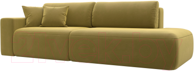 Диван Лига Диванов Лига-036 Модерн подлокотник слева / 121336L  - фото