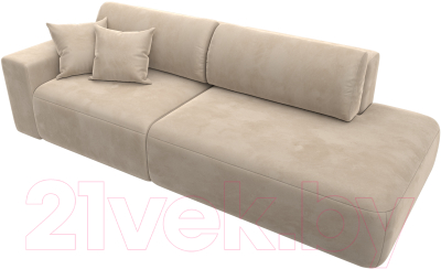 Диван Лига Диванов Лига-036 Модерн подлокотник слева / 121339L 