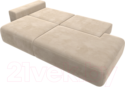 Диван Лига Диванов Лига-036 Модерн подлокотник слева / 121339L 