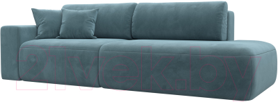 Диван Лига Диванов Лига-036 Модерн подлокотник слева / 121340L  - фото