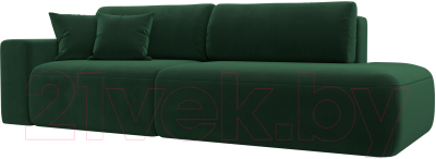 Диван Лига Диванов Лига-036 Модерн подлокотник слева / 121342L  - фото