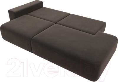 Диван Лига Диванов Лига-036 Модерн подлокотник слева / 121343L 