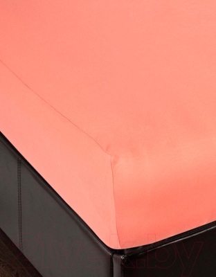 Простыня для малышей АртПостель На резинке Персик 250 - фото