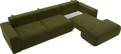 Диван угловой Лига Диванов Лига-036 Классик Лонг правый / 121385