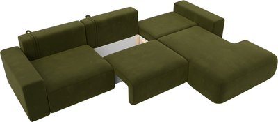 Диван угловой Лига Диванов Лига-036 Классик Лонг правый / 121385