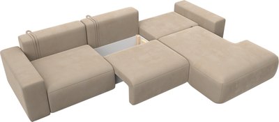 Диван угловой Лига Диванов Лига-036 Классик Лонг правый / 121390