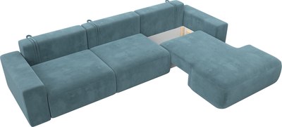 Диван угловой Лига Диванов Лига-036 Классик Лонг правый / 121391