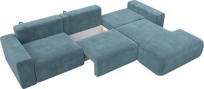 Диван угловой Лига Диванов Лига-036 Классик Лонг правый / 121391