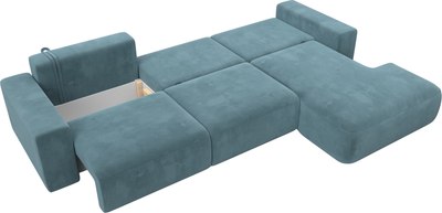 Диван угловой Лига Диванов Лига-036 Классик Лонг правый / 121391