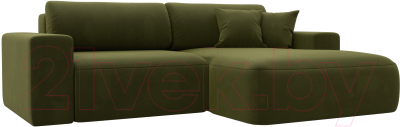 Диван угловой Лига Диванов Лига-036 Классик правый / 121368 - фото
