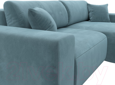 Диван угловой Лига Диванов Лига-036 Классик правый / 121374