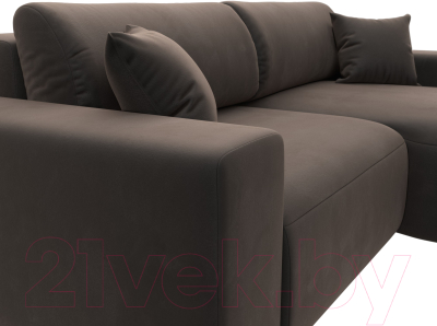 Диван угловой Лига Диванов Лига-036 Классик правый / 121377