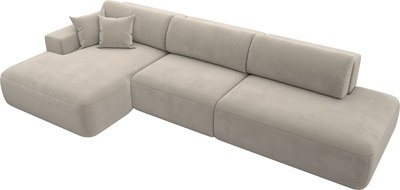 Диван угловой Лига Диванов Лига-036 Модерн Лонг левый / 121415L