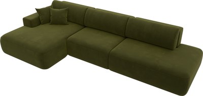 Диван угловой Лига Диванов Лига-036 Модерн Лонг левый / 121419L